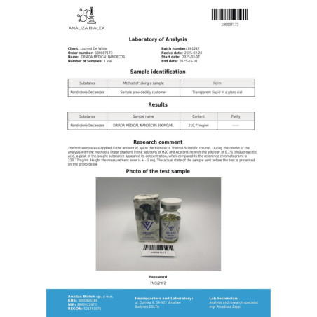 NANDECOS 200 MG/ML (NANDROLONE DECANOATE) 10ML VIAL | Long-Acting Nandrolone | Driada Medical | DriadaShop